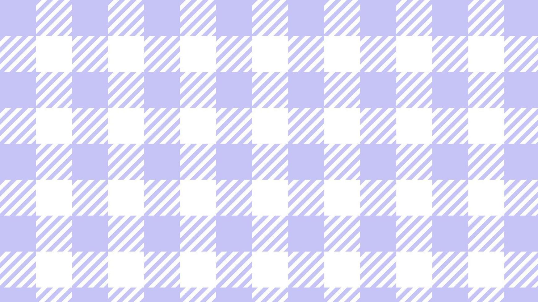 esthetische pastel paarse grote tartan, pastel, plaid, dammen, geruit patroon behang illustratie, perfect voor banner, behang, achtergrond, briefkaart, achtergrond voor uw ontwerp vector