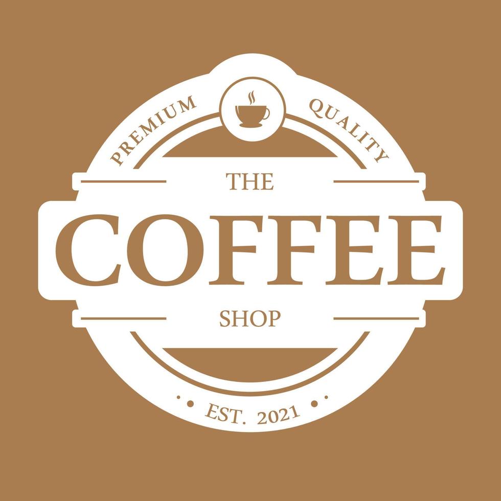 coffeeshop en café-logo vector