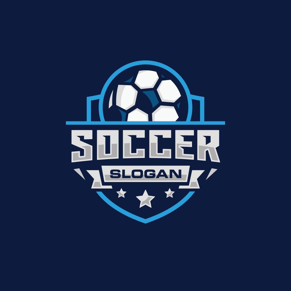 voetbal team embleem logo ontwerp vectorillustratie vector