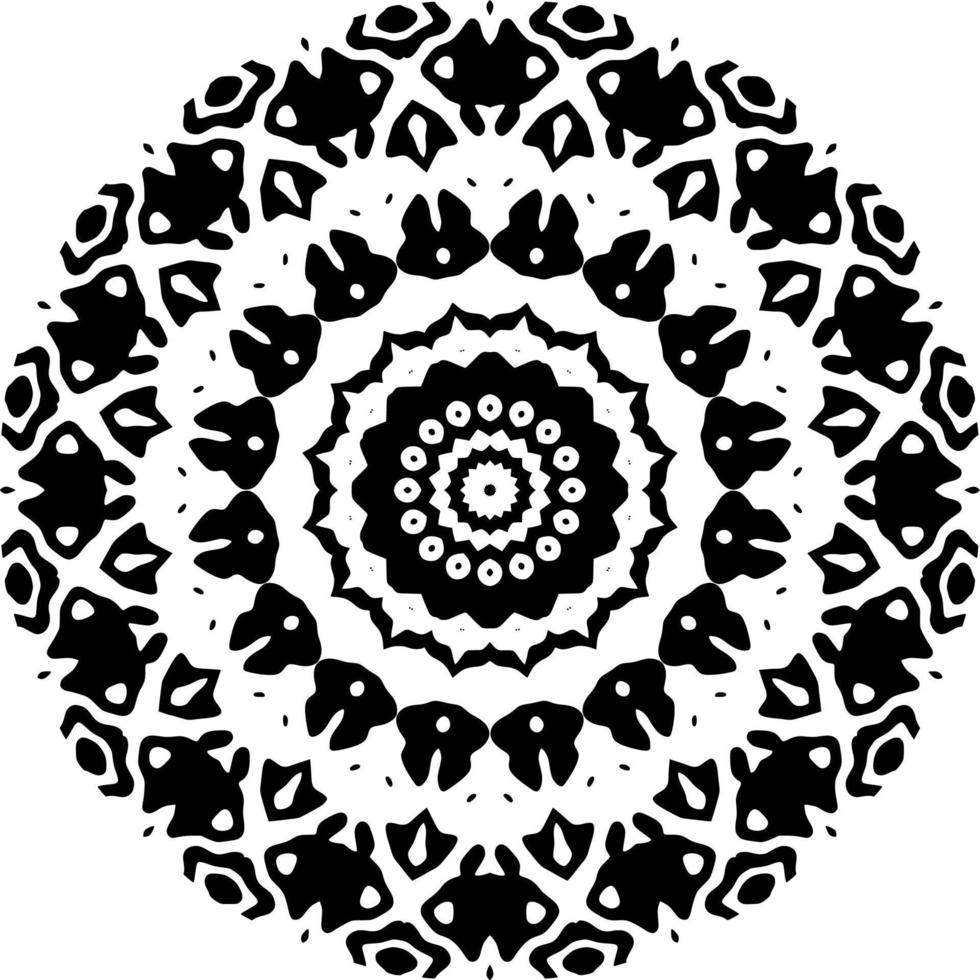 mandala patroon decoratie vector