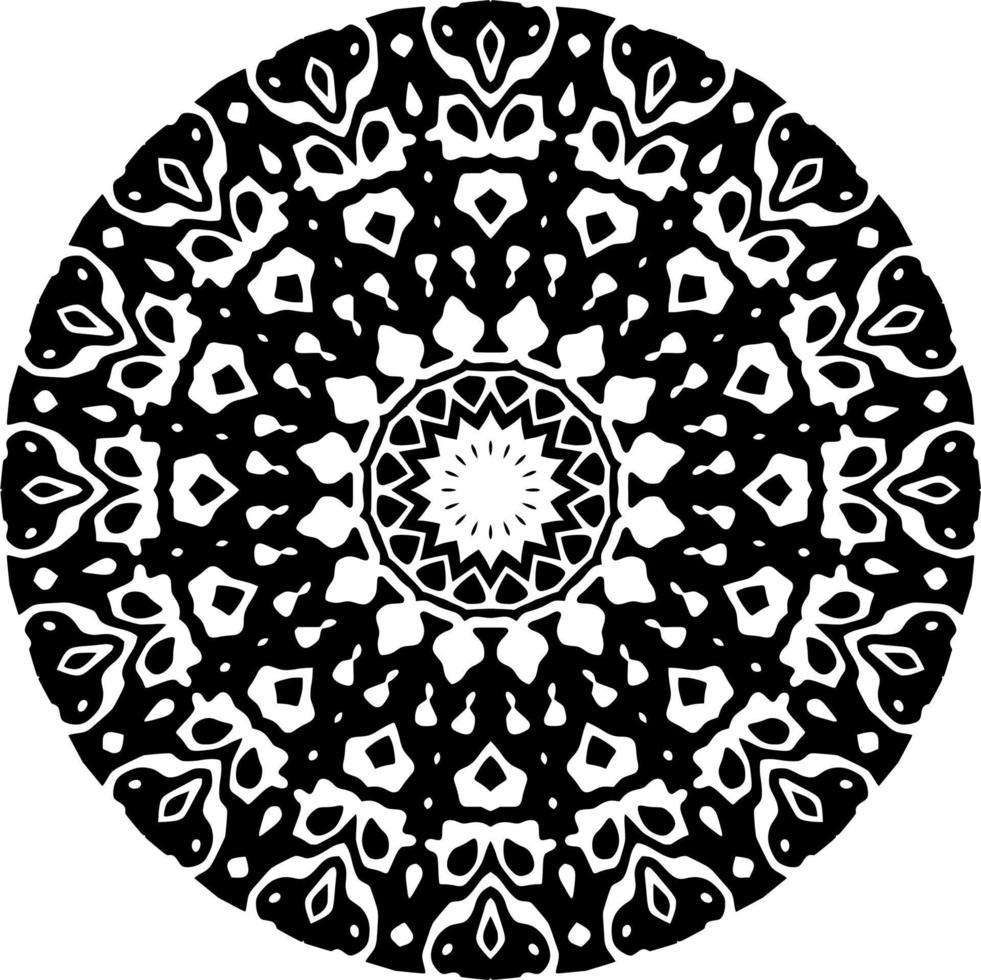 mandala patroon decoratie vector