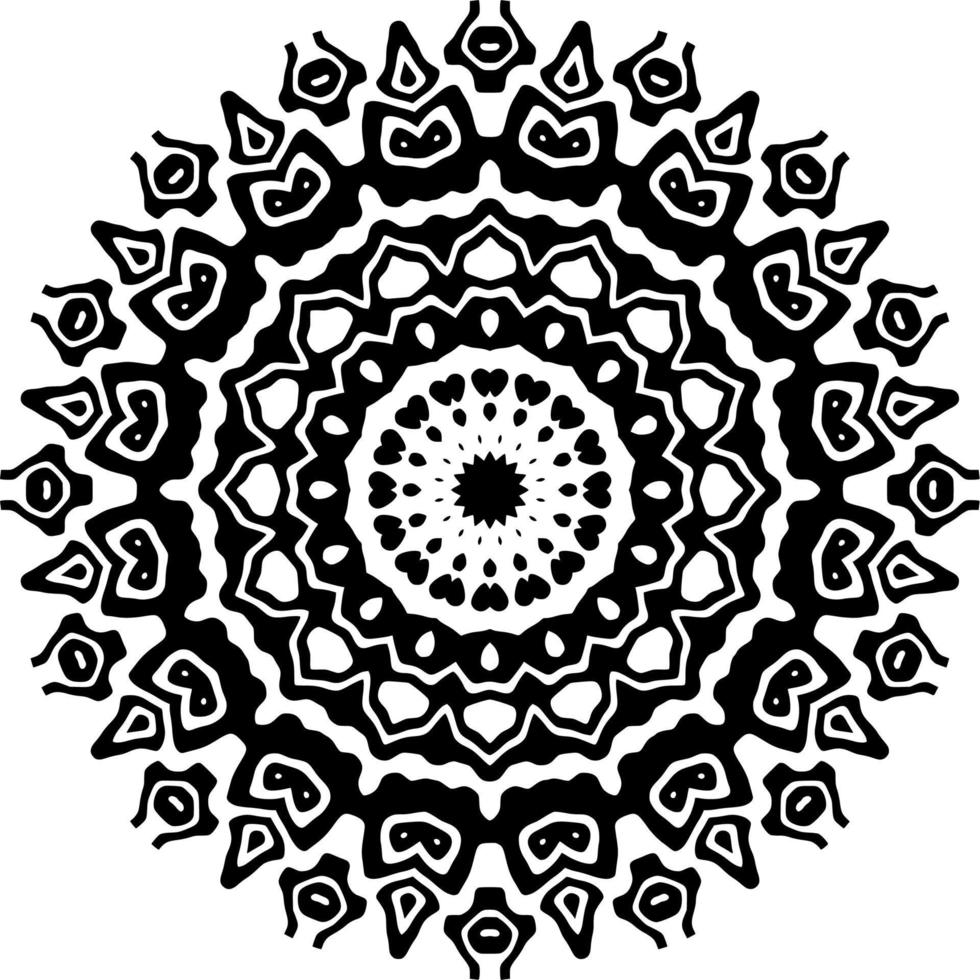 mandala patroon decoratie vector