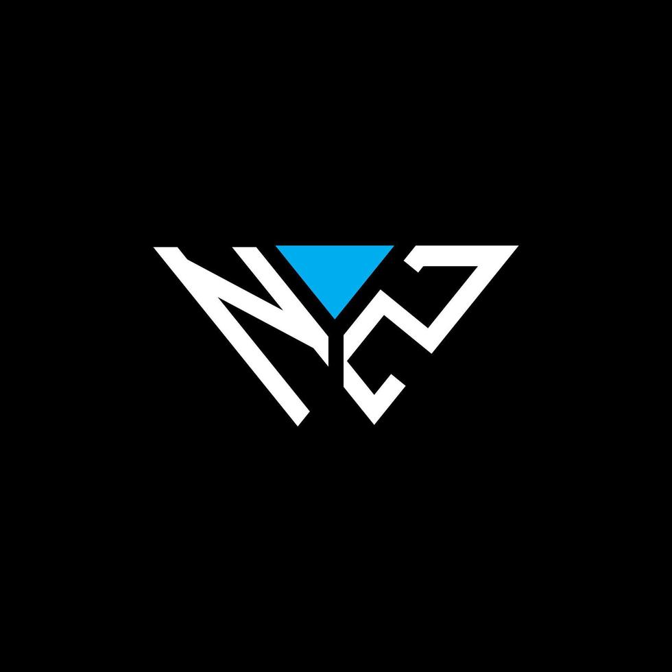 nz letter logo creatief ontwerp met vectorafbeelding, nz eenvoudig en modern logo. vector