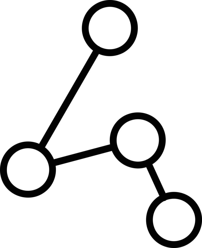 pictogram verbindingslijn vector