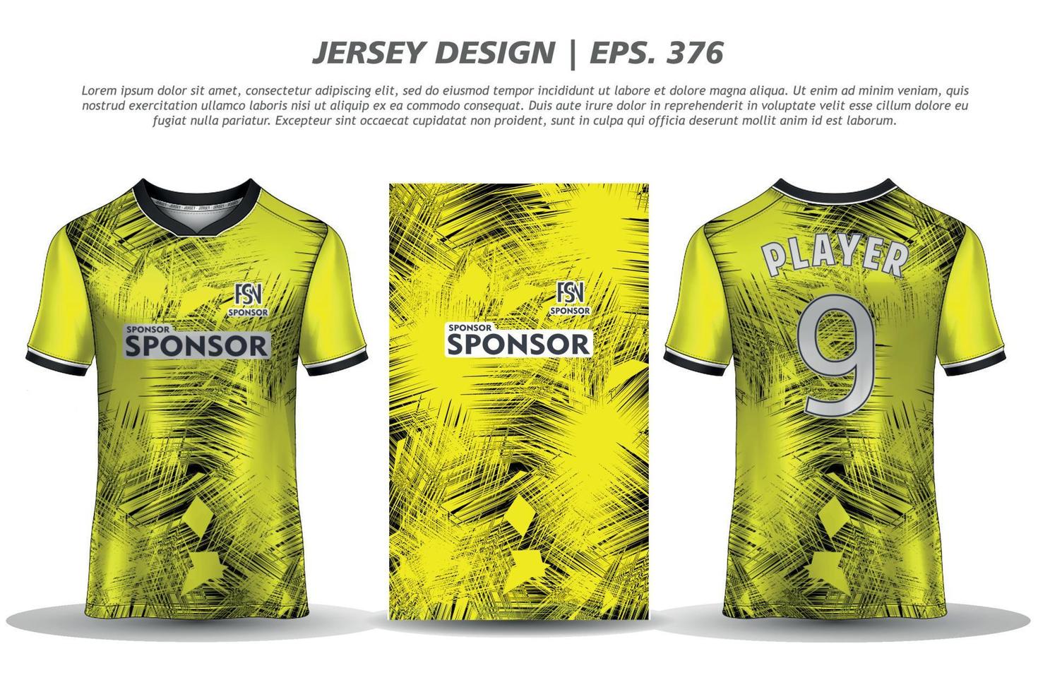 jersey ontwerp sublimatie t-shirt premium geometrisch patroon ongelooflijke vector collectie voor voetbal voetbal racen fietsen gaming motorcross sport