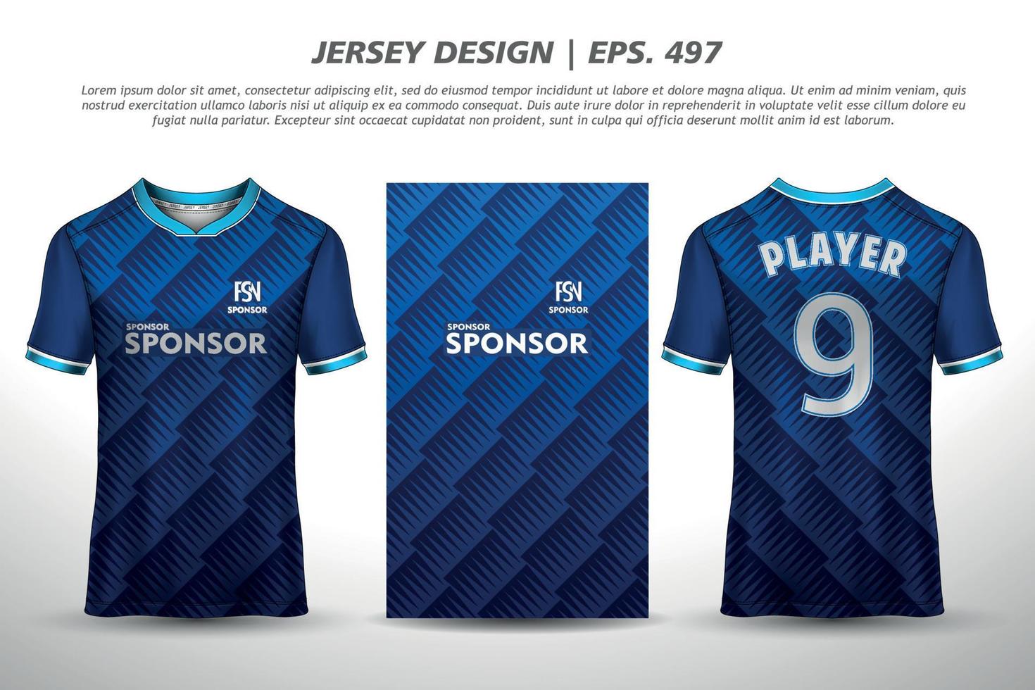 jersey ontwerp sublimatie t-shirt premium geometrisch patroon ongelooflijke vector collectie voor voetbal voetbal racen fietsen gaming motorcross sport