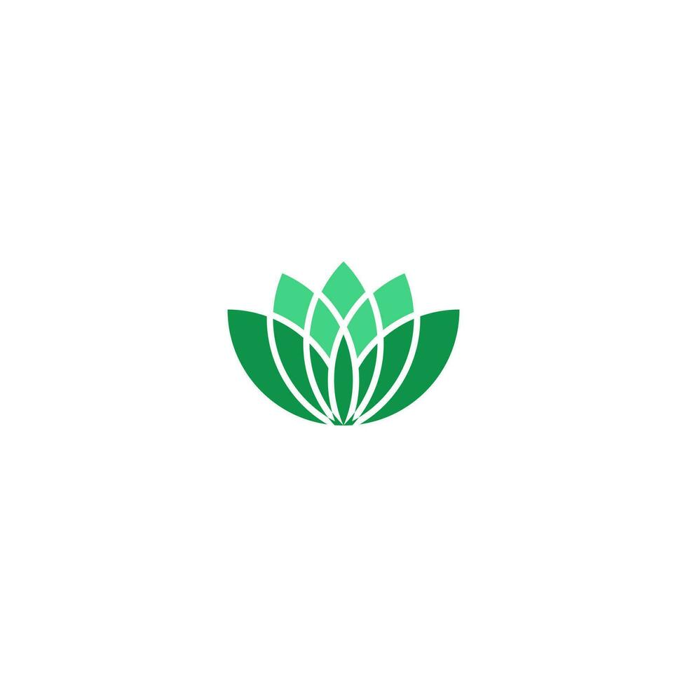 abstracte groene blad en bladeren pictogram vector embleemontwerp. landschapsontwerp, tuin, plant, natuur, gezondheid en ecologie vector logo illustratie.