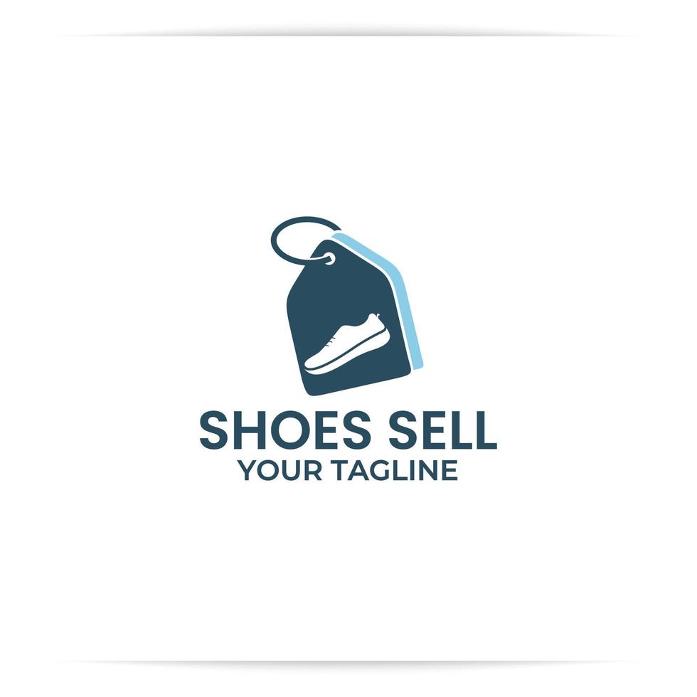 logo ontwerpen winkel schoenen vector