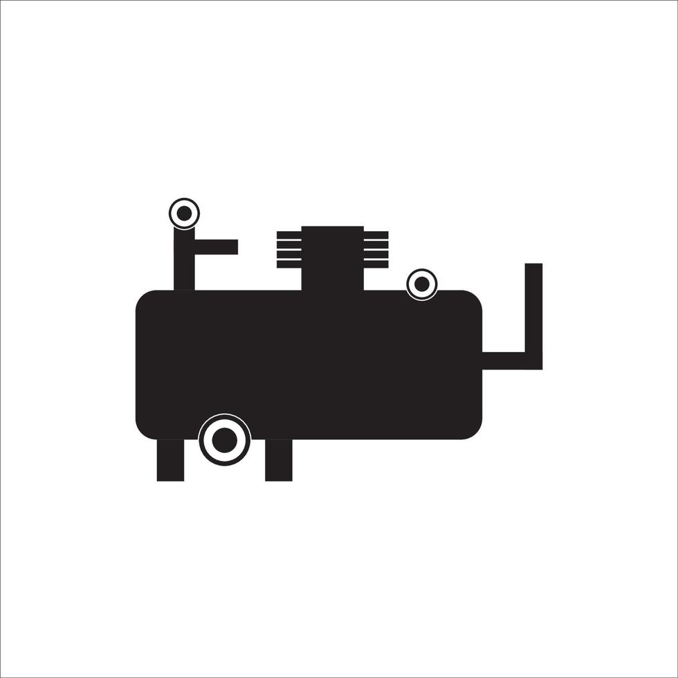 compressor pictogram logo vector ontwerp