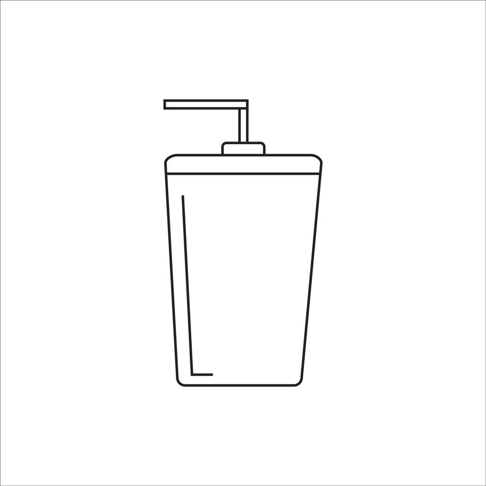 glazen fles pictogram logo vector ontwerp