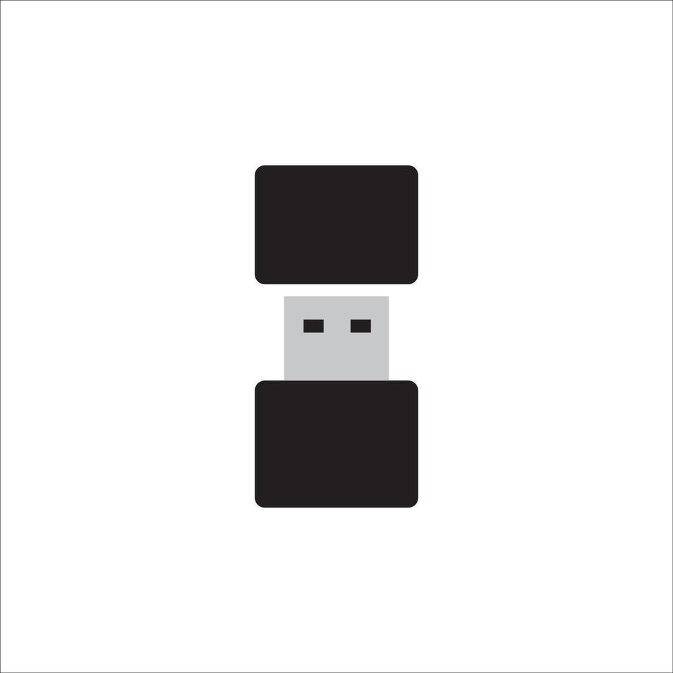 flashdisk pictogram logo vector ontwerp