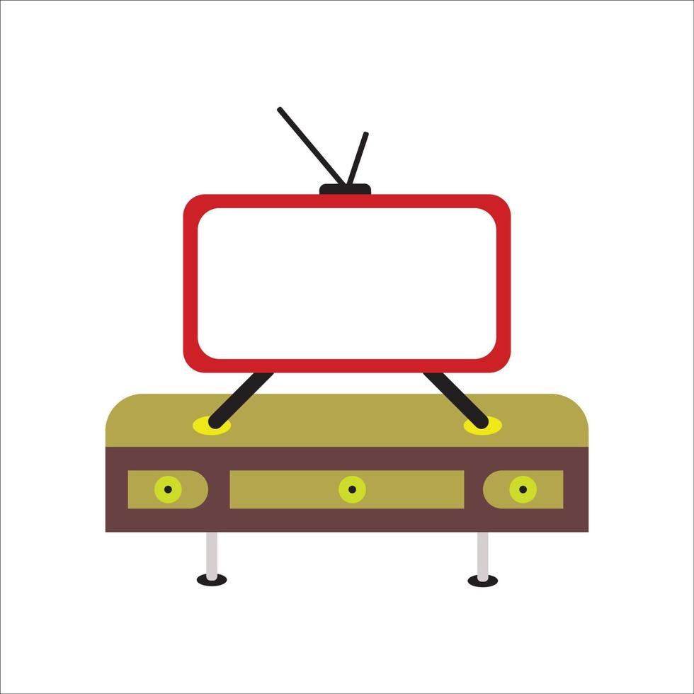 televisie pictogram logo vector ontwerp