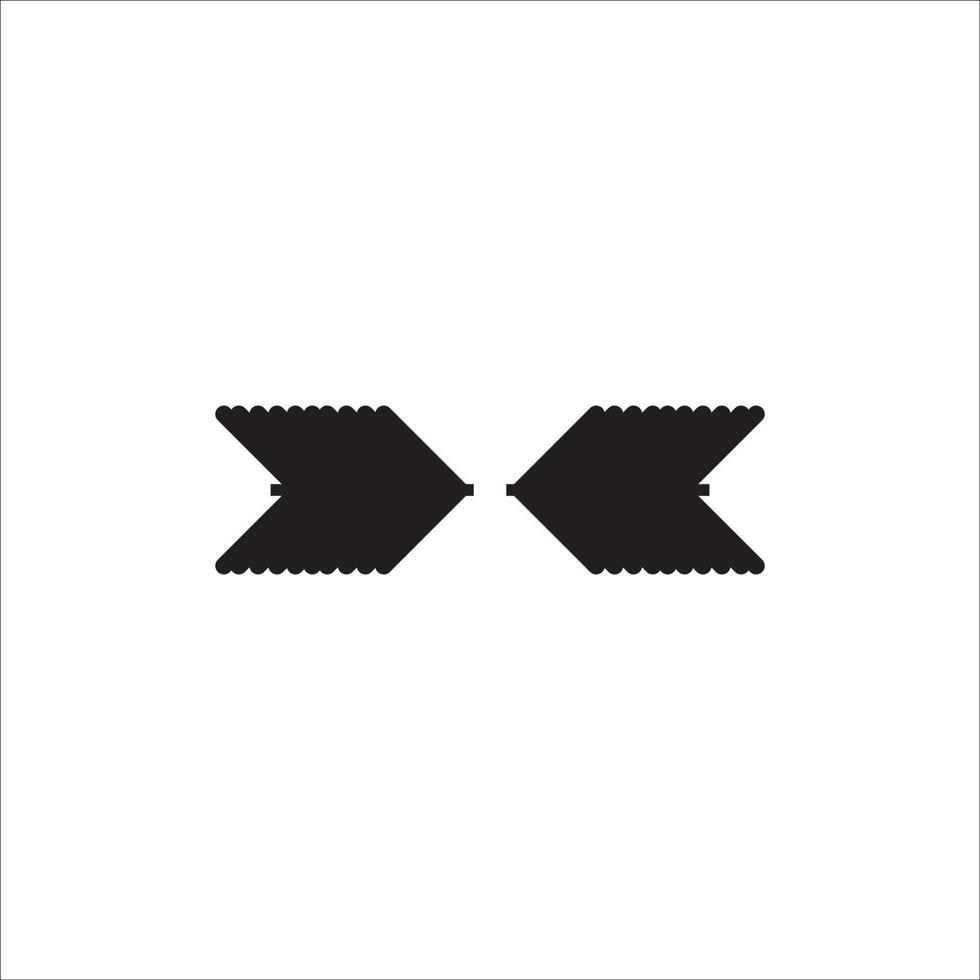 pijlpunt teken pictogram logo vector ontwerp