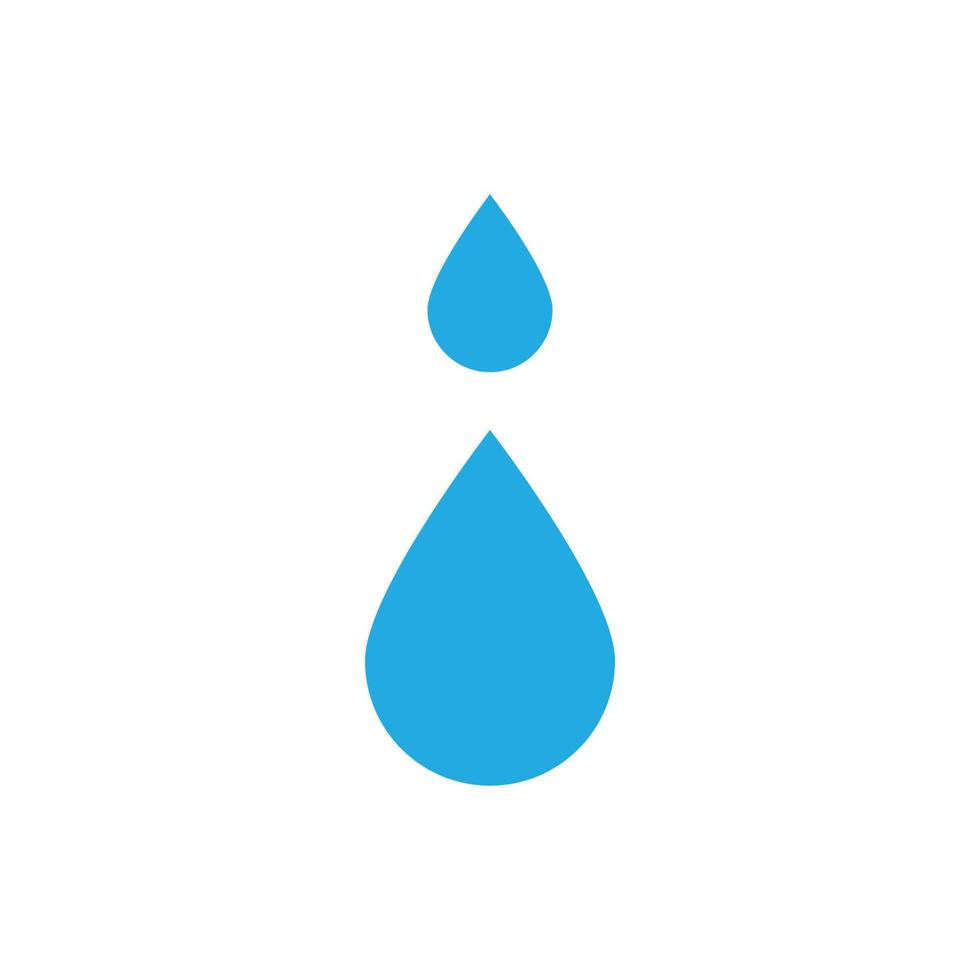 waterdruppel pictogram logo vector ontwerp