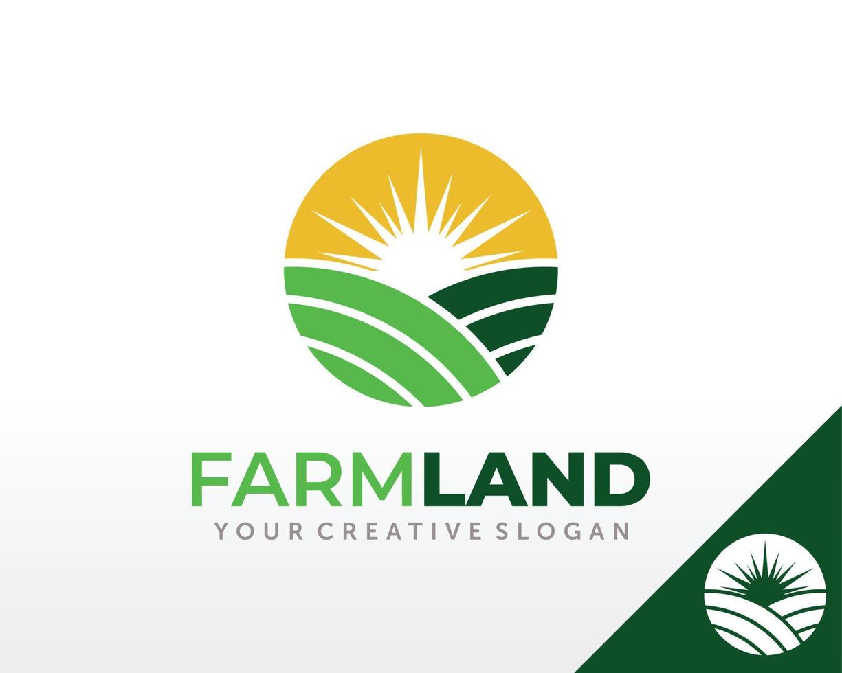 boerderij logo ontwerp. landbouw logo ontwerp vector