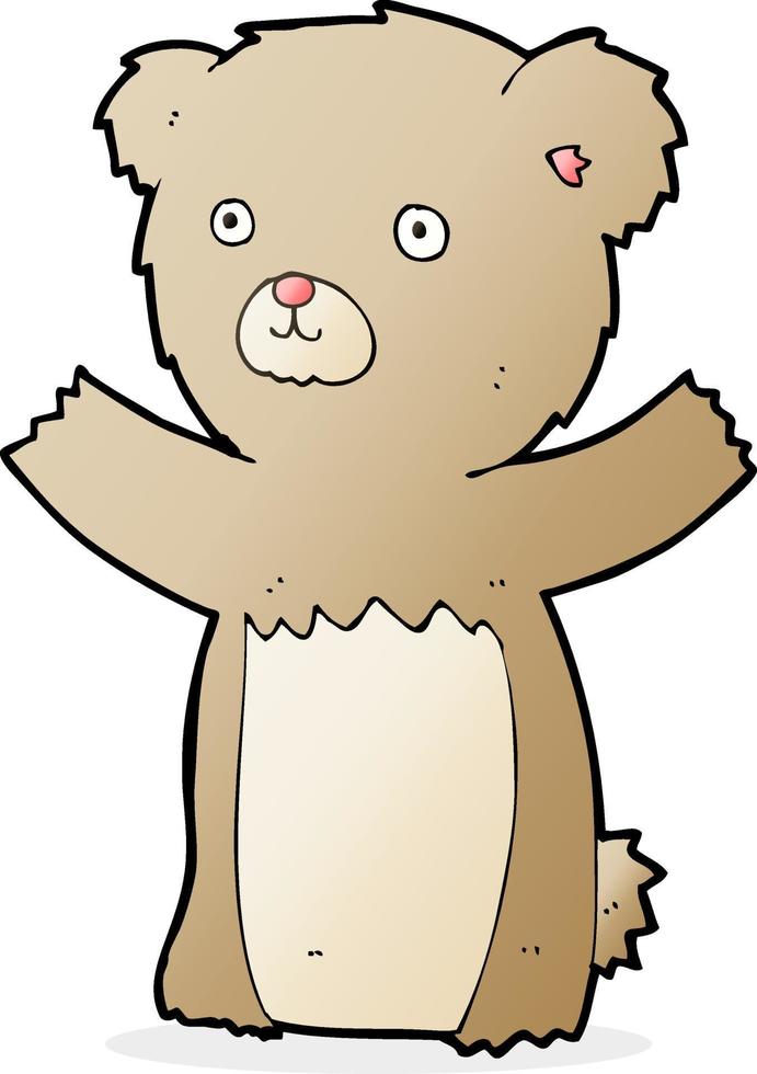 cartoon teddybeer vector