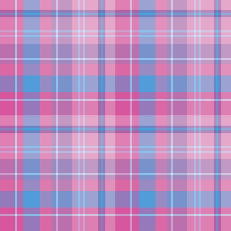 naadloos patroon in geweldige creatieve roze, blauwe en violette kleuren voor plaid, stof, textiel, kleding, tafelkleed en andere dingen. vector afbeelding.