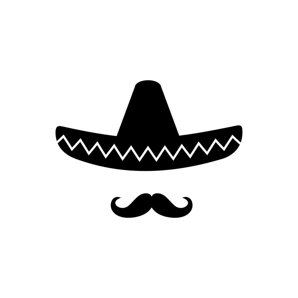 sombrero hoed vector