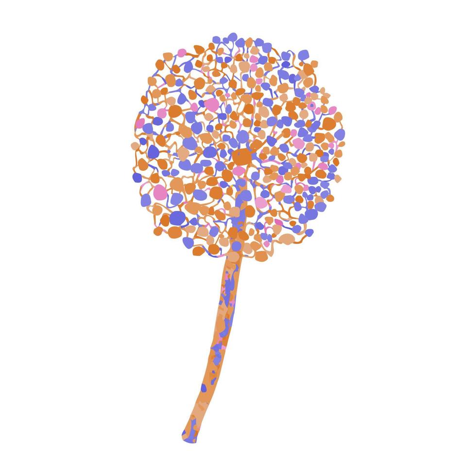 vector illustratie van bloem geïsoleerd Aan wit achtergrond