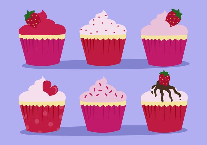 Gratis Strawberry Shortcake Vector