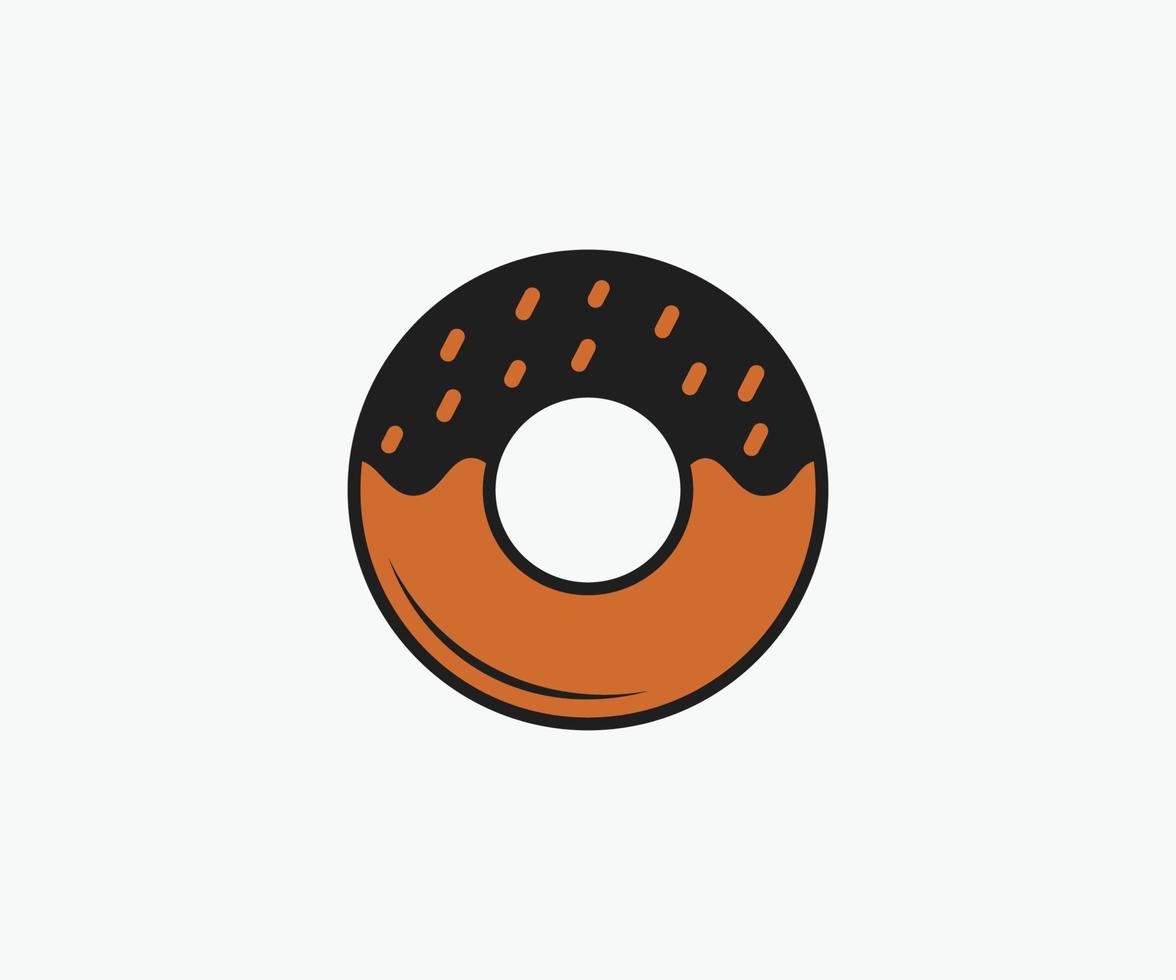 modern donut icoon. donut vector sjabloon.