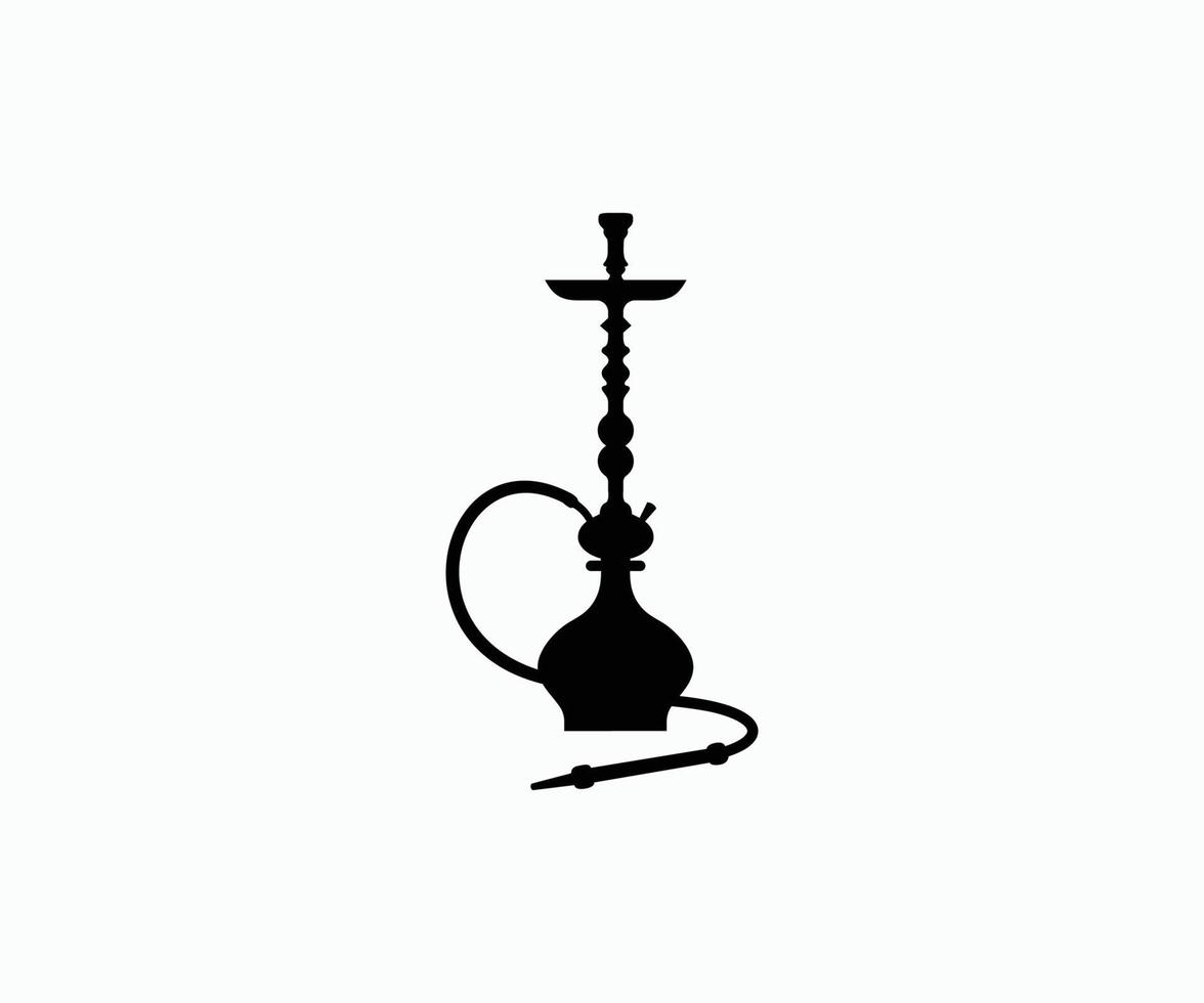 hookah of shisha icoon vector sjabloon.