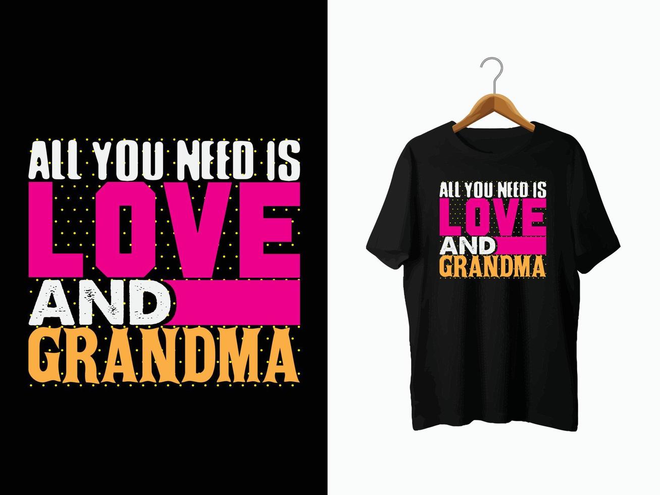 grootmoeder t-shirt ontwerp vector