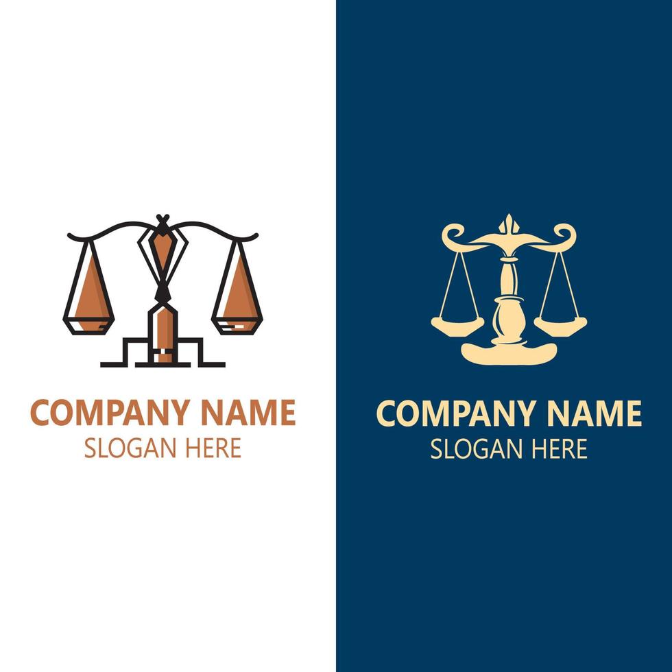 gerechtigheid wet logo icoon sjabloon creatief wet firma illustratie vector