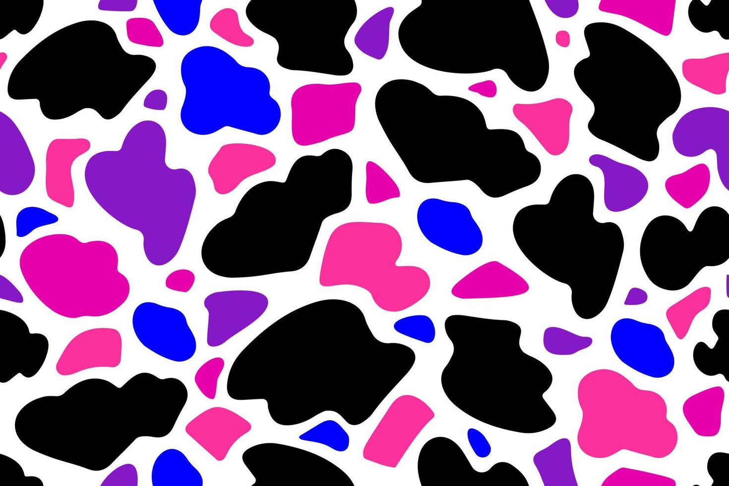 abstract willekeurig vormen naadloos patroon. koe huid zebra giraffe. rots camouflage. gebrandschilderd glas. vector. vector