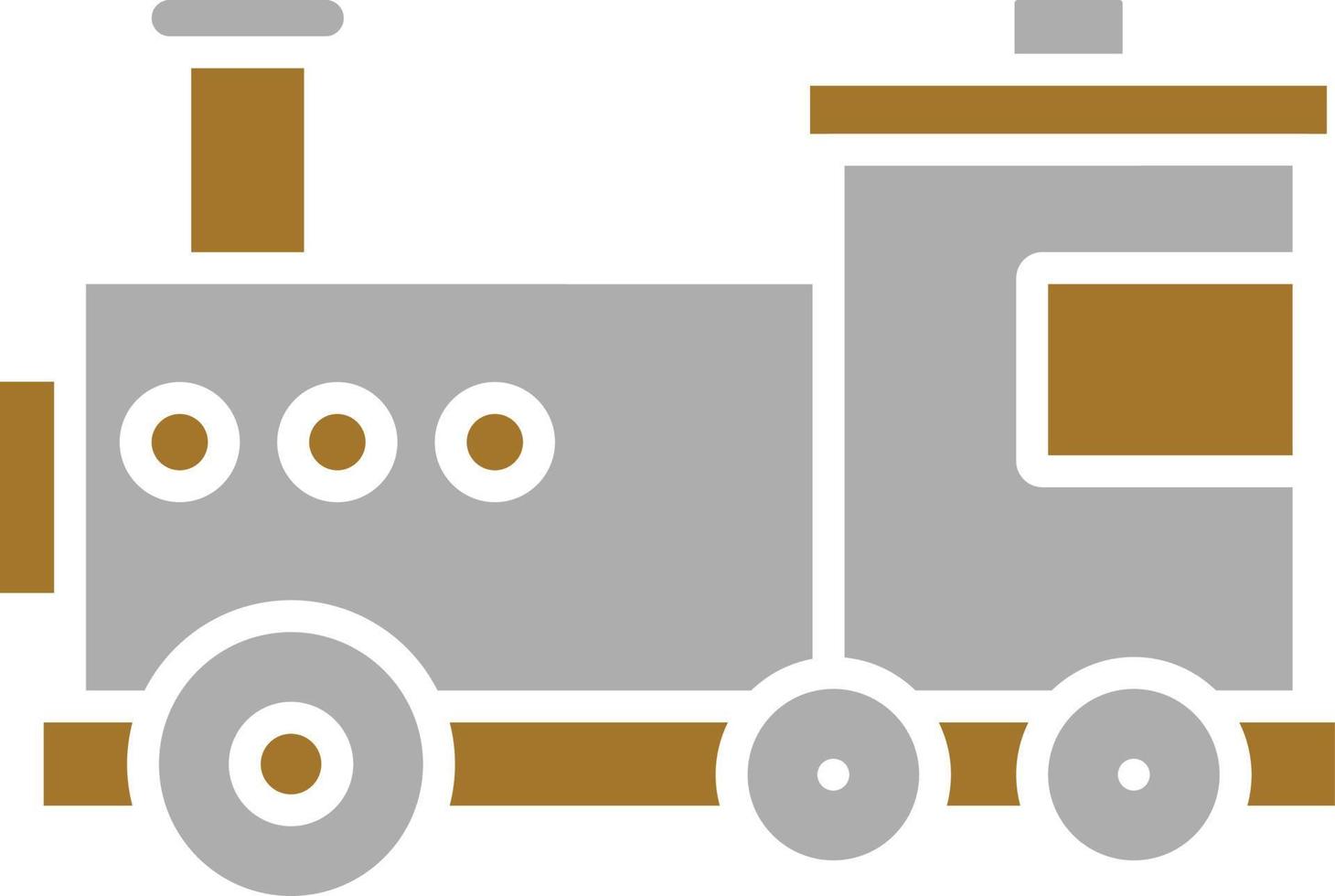 trein speelgoed pictogramstijl vector