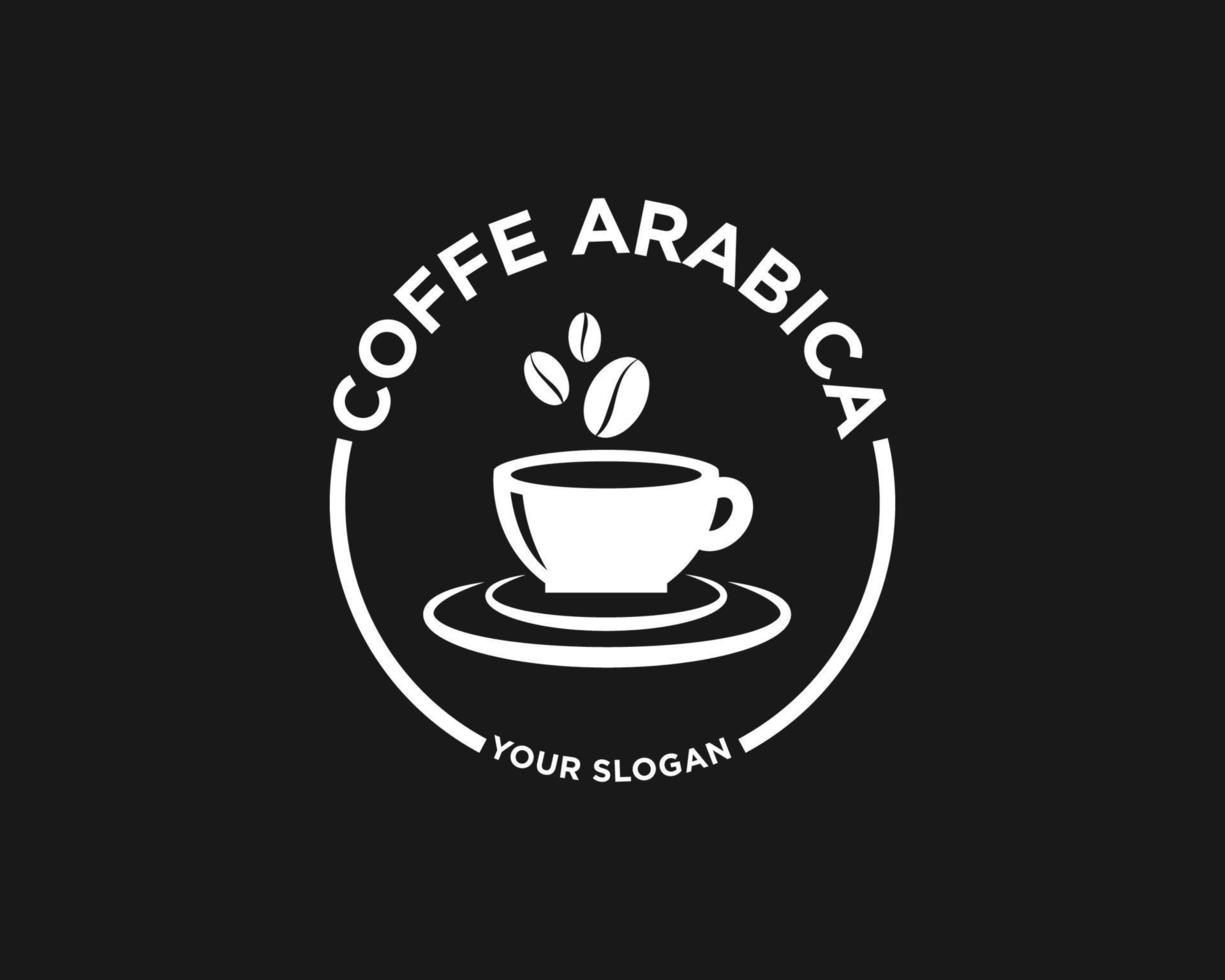 koffie logo icoon ontwerp vector