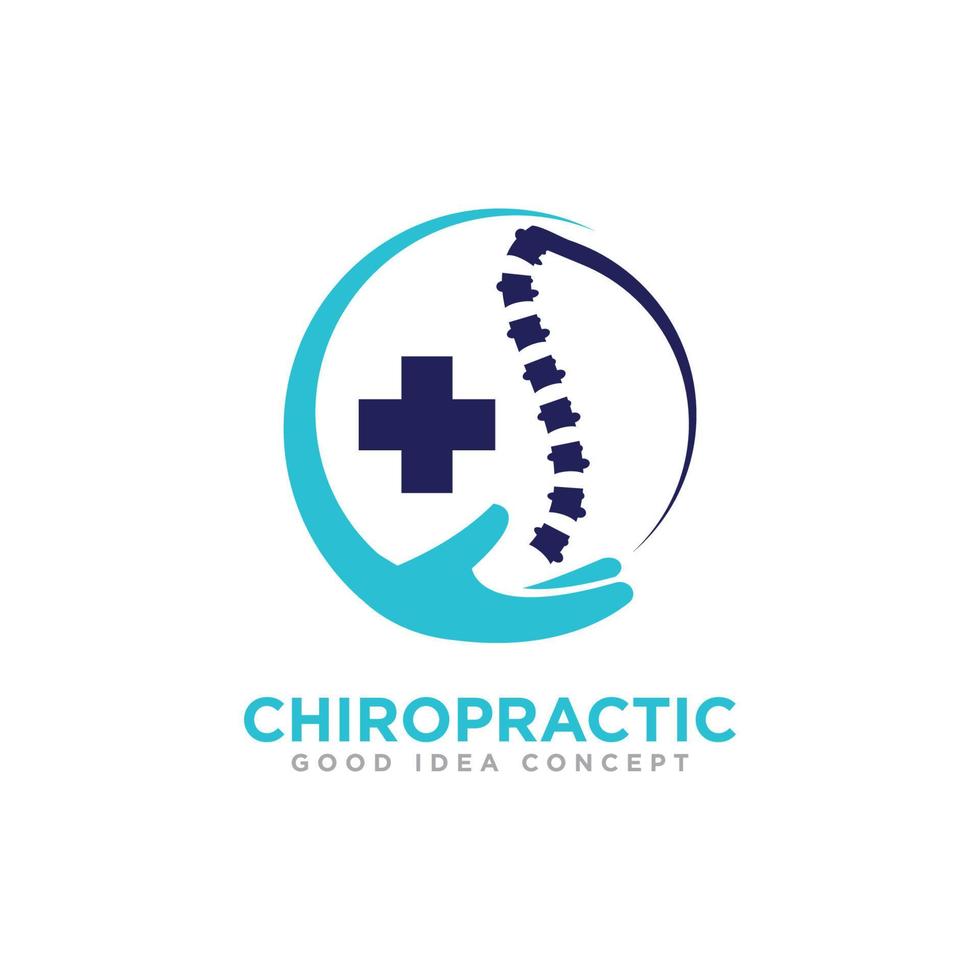 chiropractie logo icoon ontwerp vector