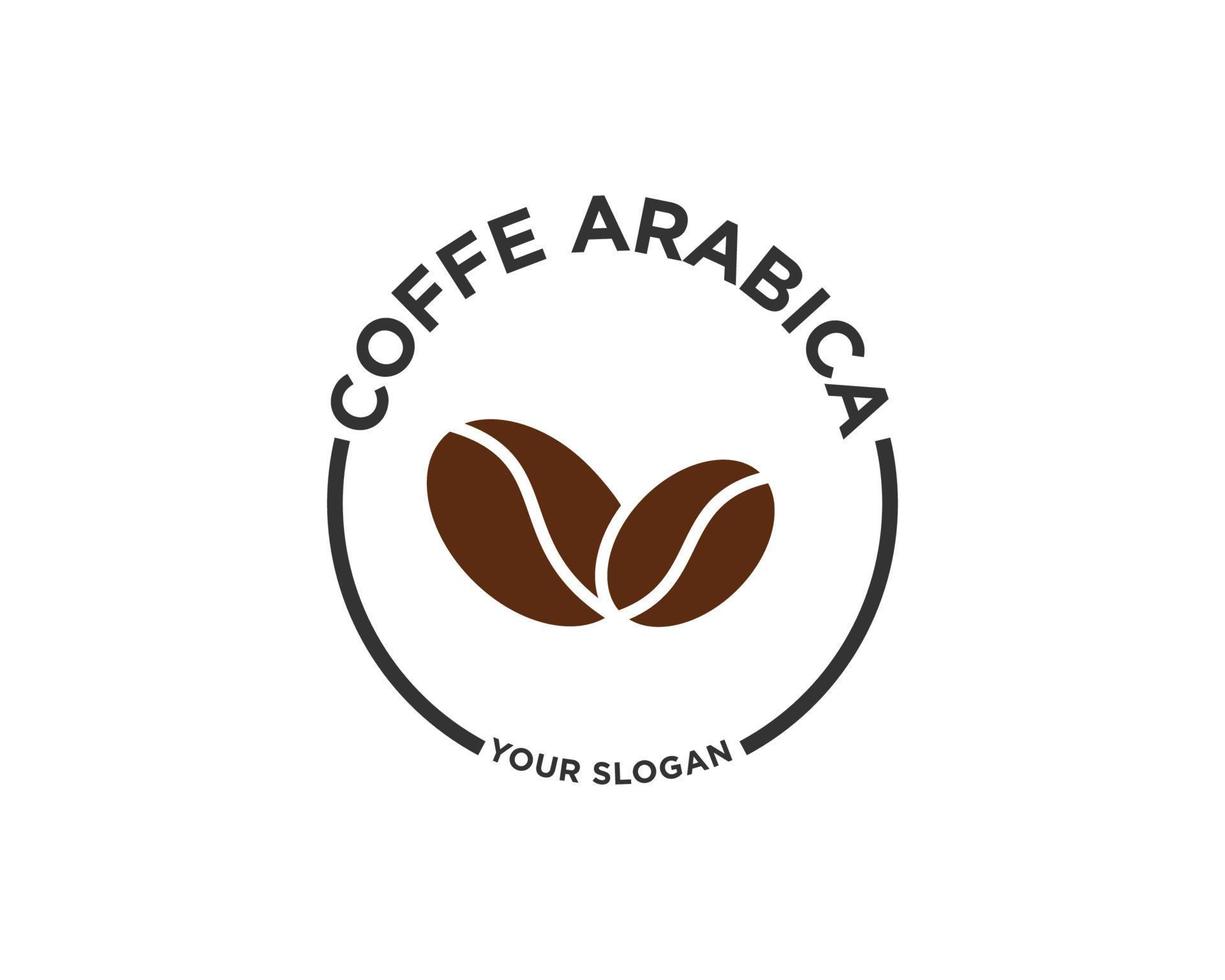 koffie logo icoon ontwerp vector