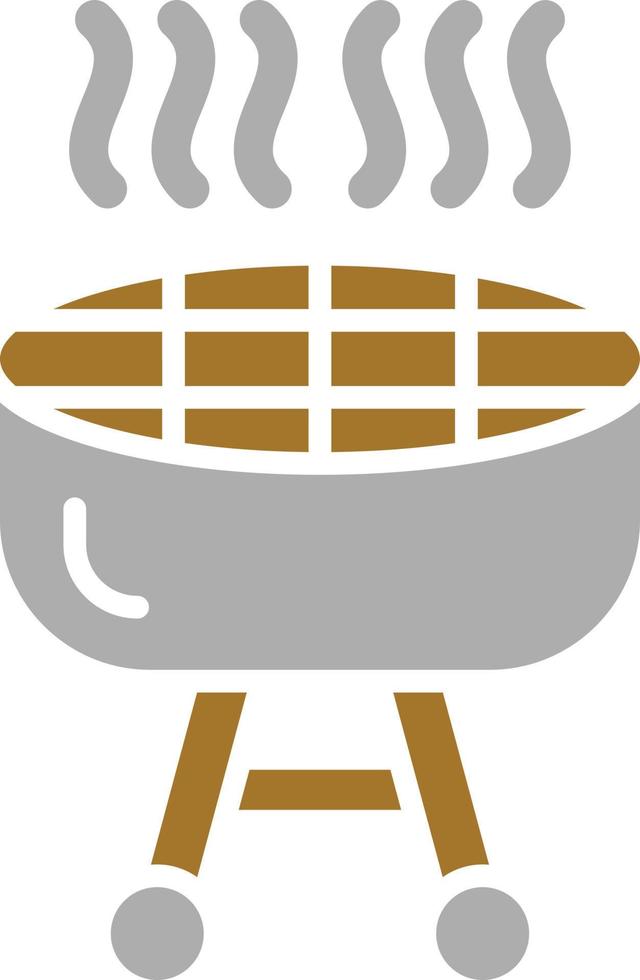 grill pictogramstijl vector