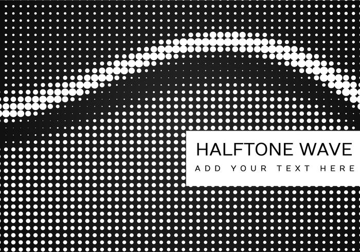 Zwart-wit Halftone Patroon vector