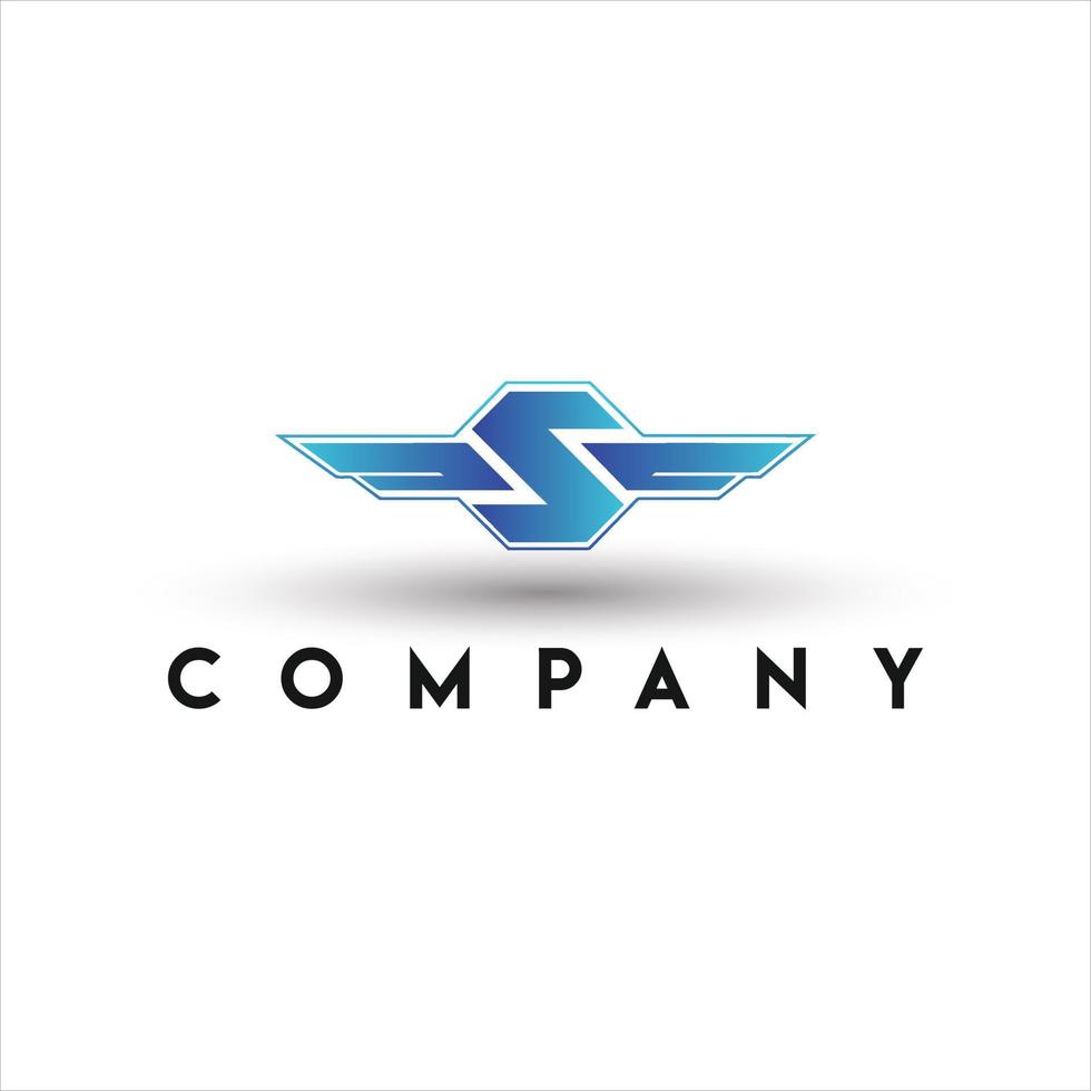 auto snelheid logo. s brief logo vector