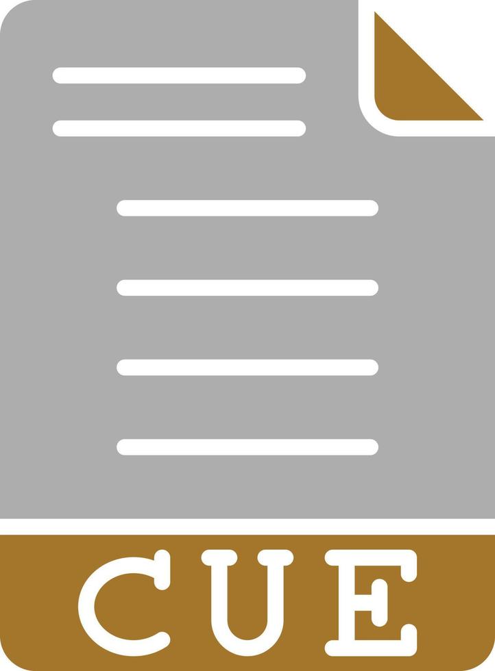 cue-pictogramstijl vector