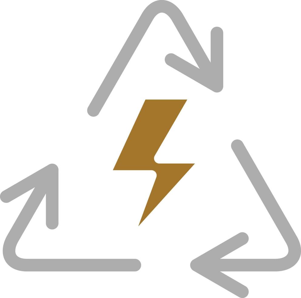 pictogramstijl voor hernieuwbare energie vector