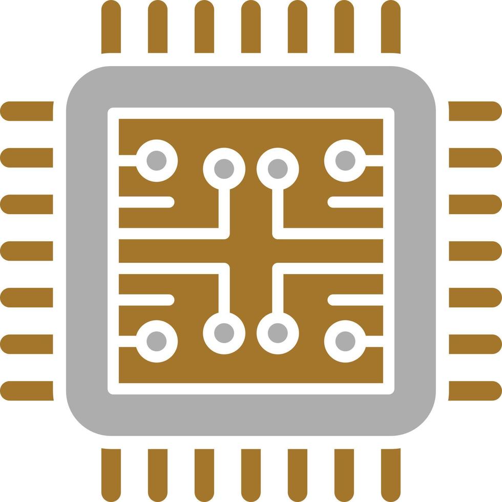 cpu-pictogramstijl vector