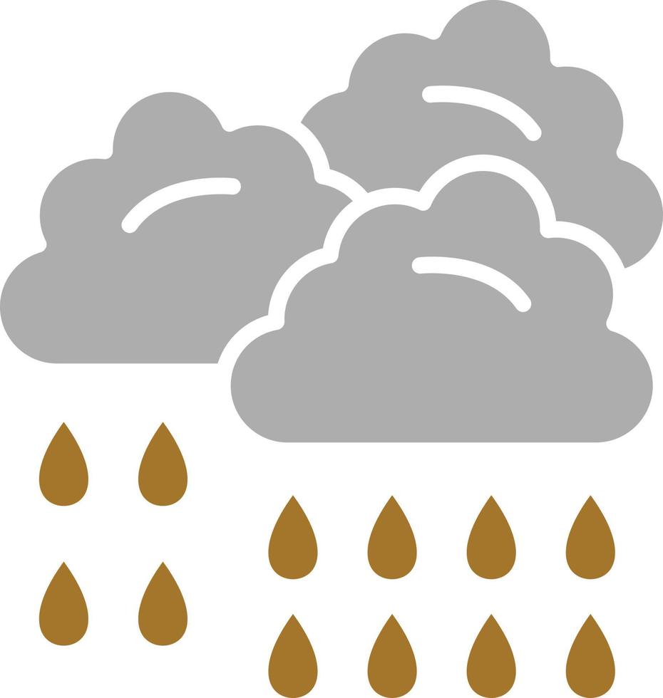 regenachtige pictogramstijl vector