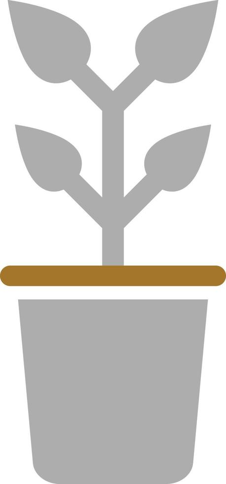 plant pictogramstijl vector