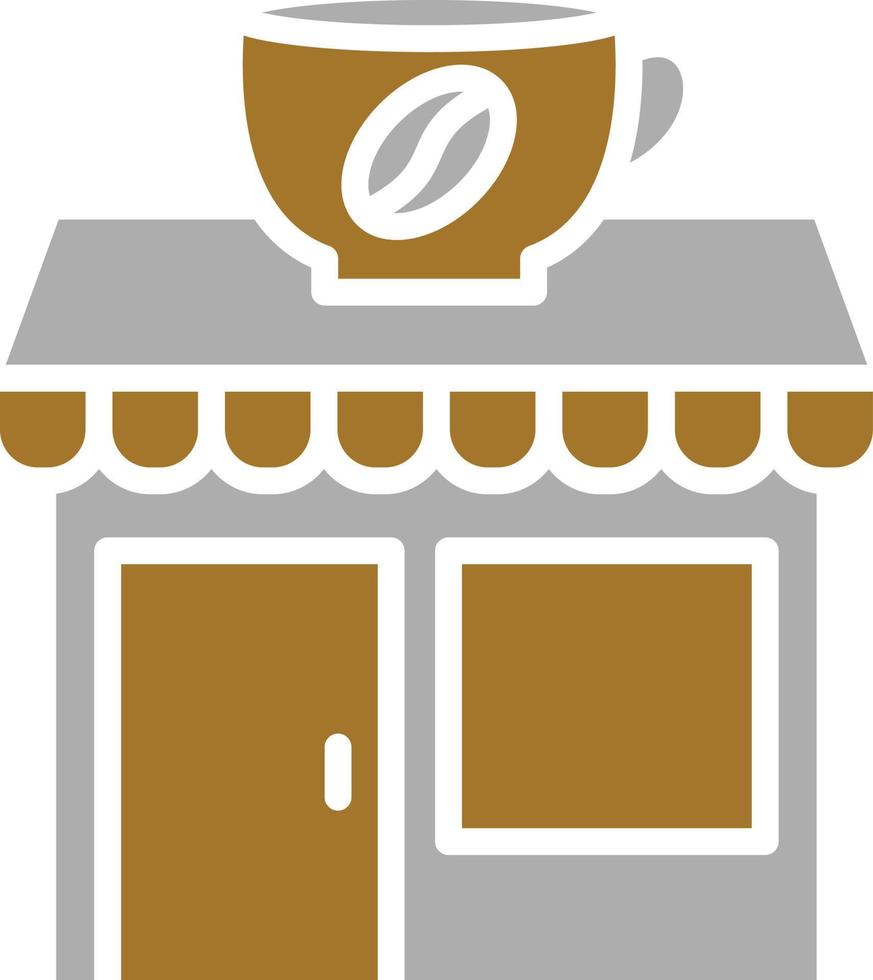 coffeeshop pictogramstijl vector