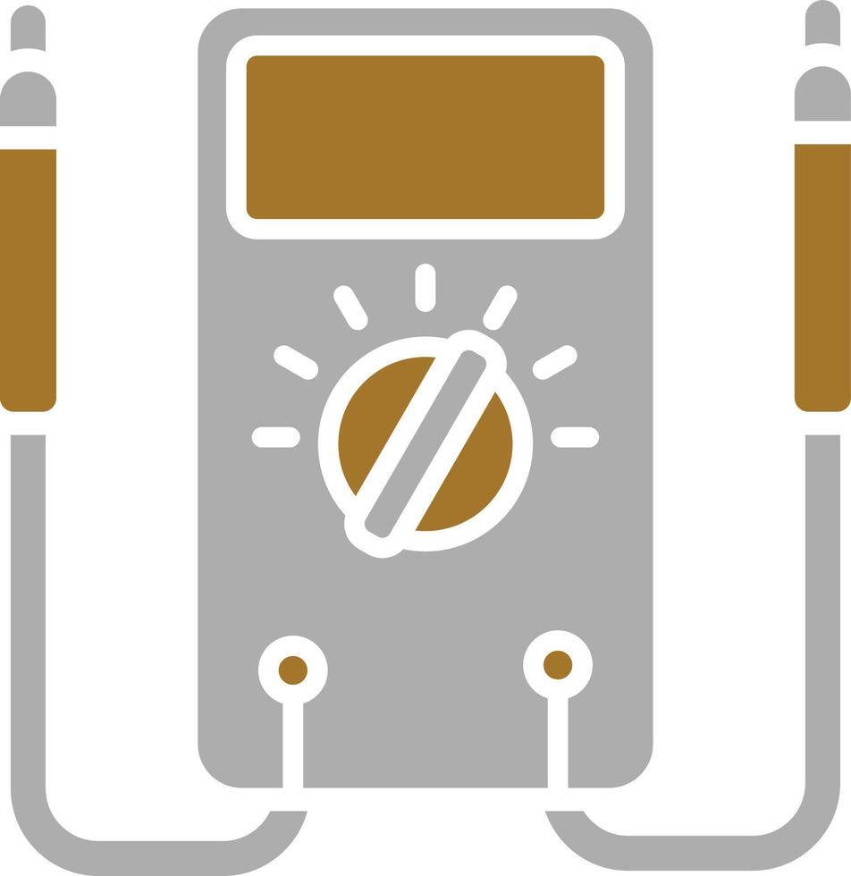 multimeter-pictogramstijl vector