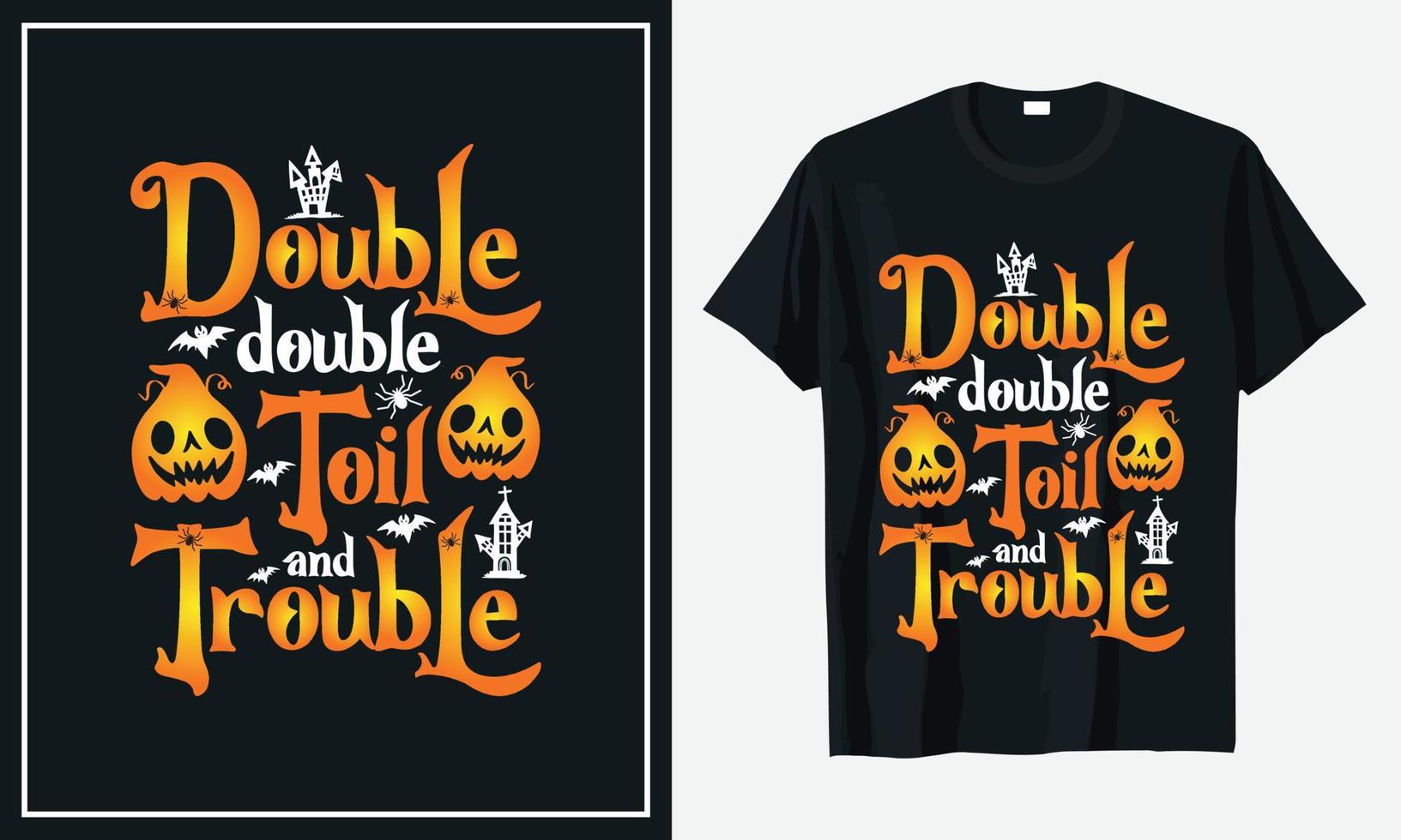 halloween t-shirt ontwerp vector