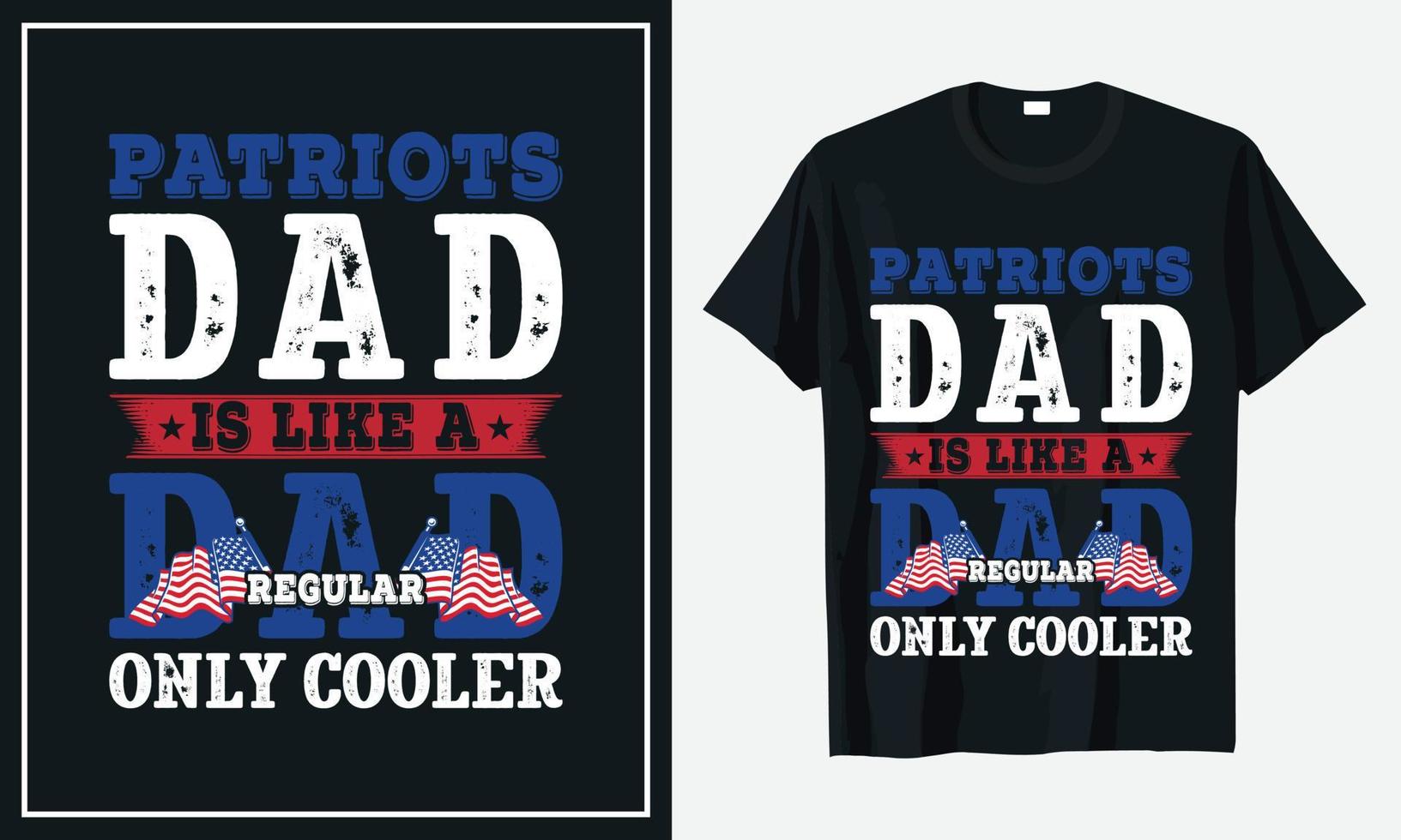 patriot dag t-shirt ontwerp afdrukken vector