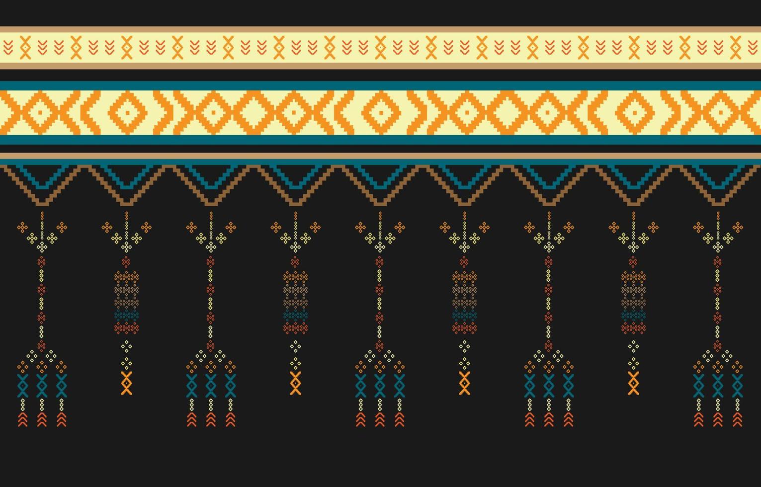 meetkundig etnisch oosters patroon traditioneel ontwerp voor kleding, kleding stof ,boek en blauwdruk. abstract meetkundig en tribal patronen, gebruik ontwerp lokaal kleding stof patronen vector