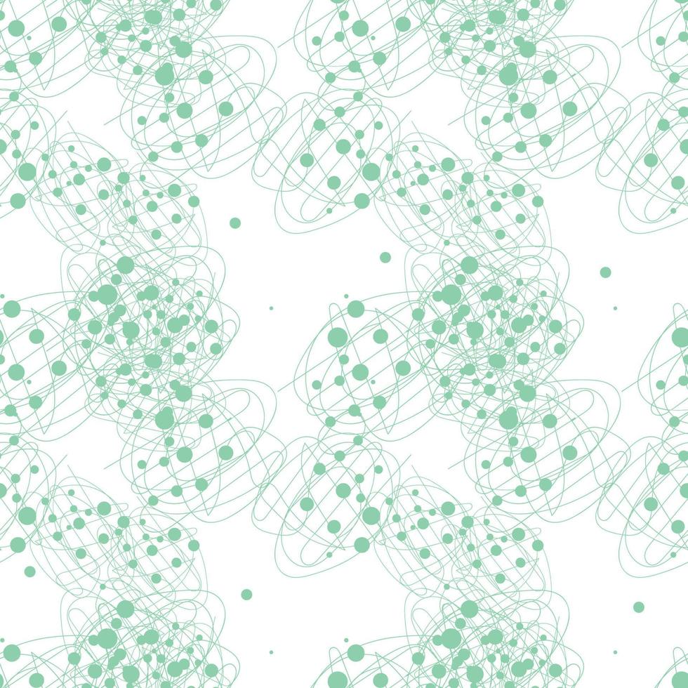 meetkundig achtergrond met ongelijk cirkels. abstract ronde naadloos patroon. hand- getrokken dots patroon geïsoleerd Aan achtergrond. vector