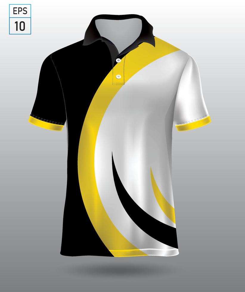 sublimatie polo overhemd Sjablonen ontwerp uniform vector