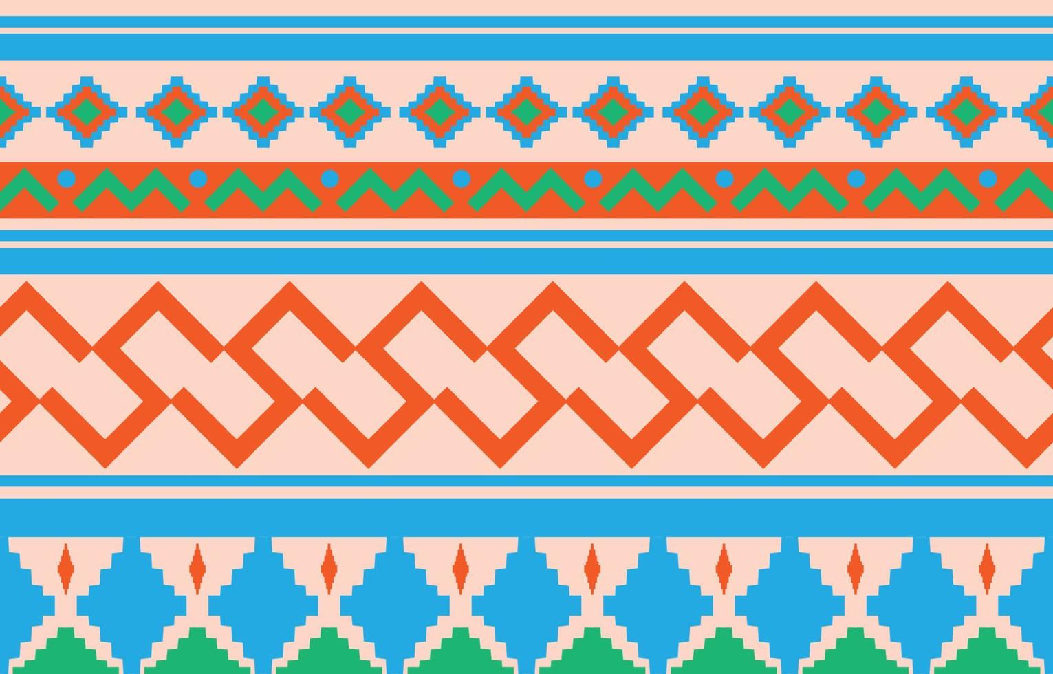 Afrikaanse geometrische Oosterse tribal etnische patroon. traditionele achtergrond. ontwerp voor tapijt,behang,kleding,inwikkeling,batik,stof,vectorillustratie Borduurstijl. vector