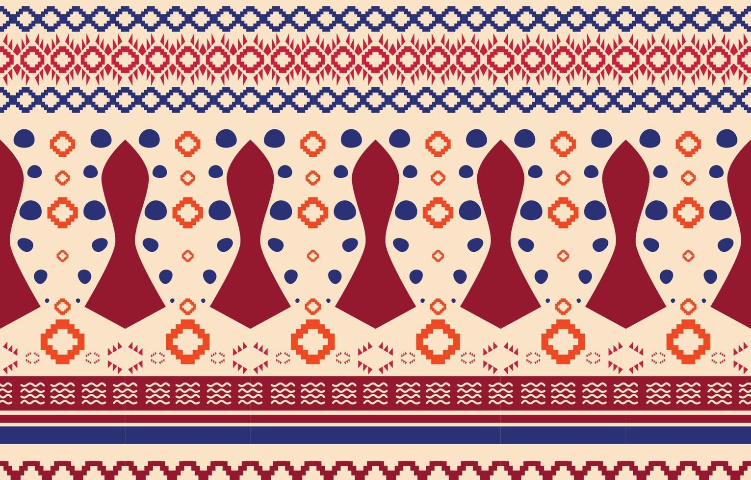 Afrikaanse geometrische Oosterse tribal etnische patroon. traditionele achtergrond. ontwerp voor tapijt,behang,kleding,inwikkeling,batik,stof,vectorillustratie Borduurstijl. vector